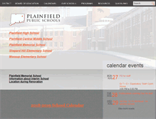 Tablet Screenshot of plainfieldschools.org